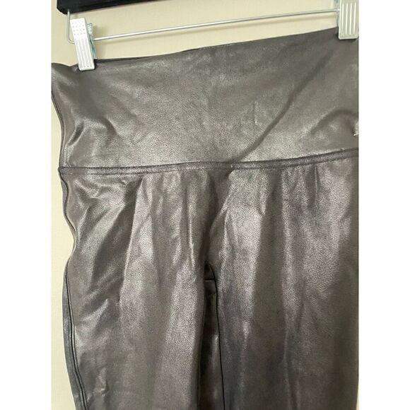 SPANX faux leather Leggings - Black - Size Med - Picture 3 of 6